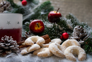 Advent Glühwein Plätzchen